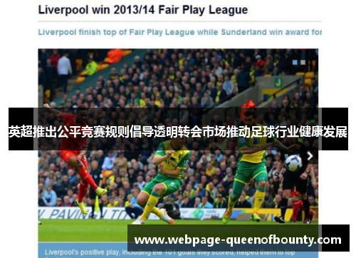 英超推出公平竞赛规则倡导透明转会市场推动足球行业健康发展