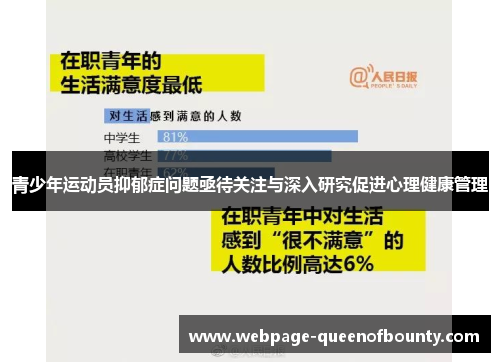 青少年运动员抑郁症问题亟待关注与深入研究促进心理健康管理